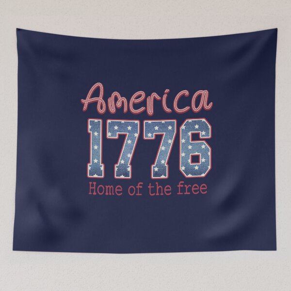 Item preview, America 1776 home of the free designed and sold by onzpacesdesign.