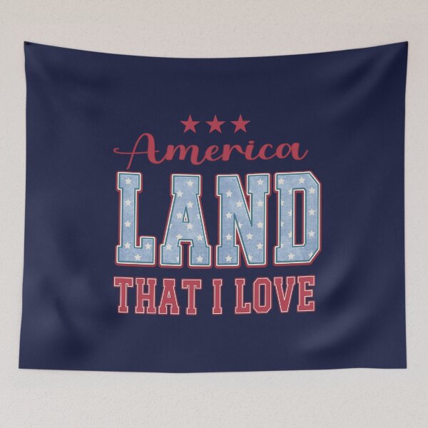 Item preview, America Land that i love designed and sold by onzpacesdesign.