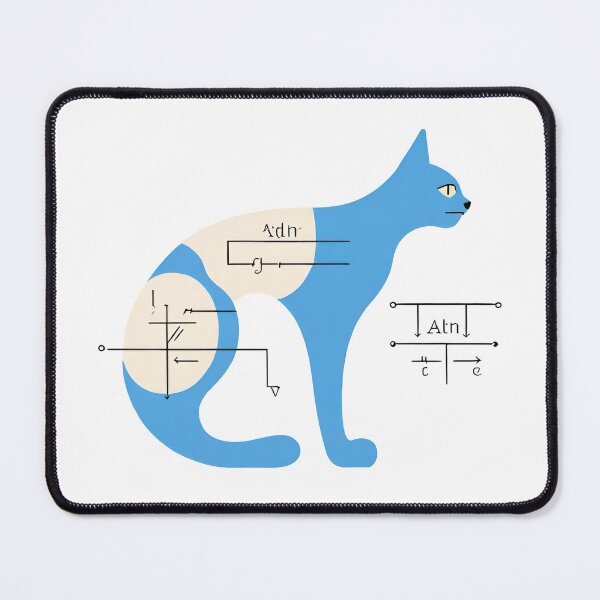 Item preview, Geometric Cat Funny Cat Scheme designed and sold by CyberArtistOne.