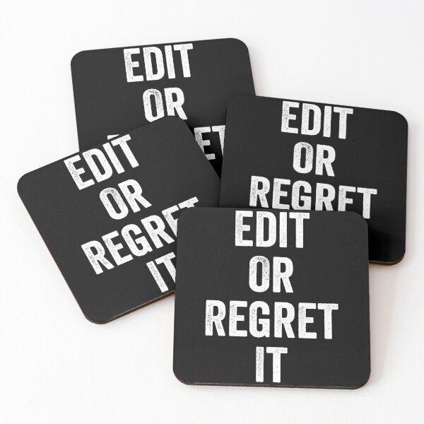Item preview, Edit Or Regret It designed and sold by kevzadevinca.