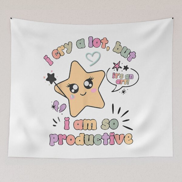 Item preview, I Cry A Lot But I Am So Productive It's An Art designed and sold by skeastore.