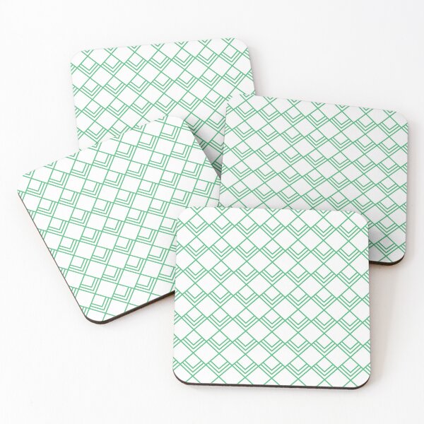 Item preview, Green seamless geometric pattern with shapes designed and sold by Jayjaynaenae.