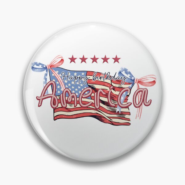 Item preview, Happy Birthday America designed and sold by onzpacesdesign.