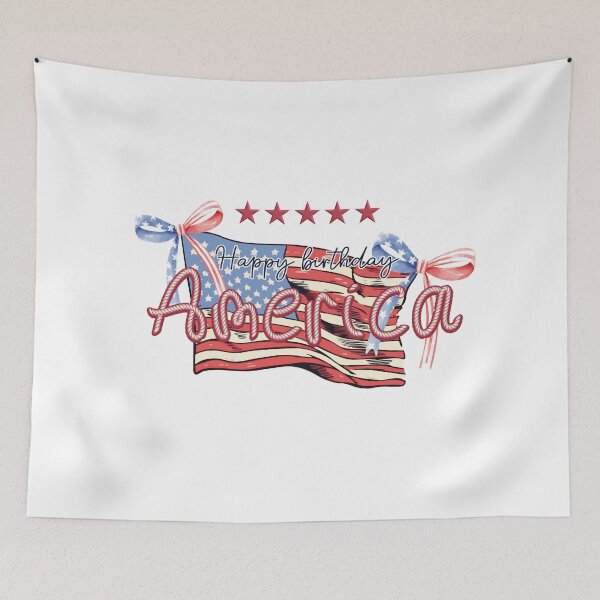 Item preview, Happy Birthday America designed and sold by onzpacesdesign.