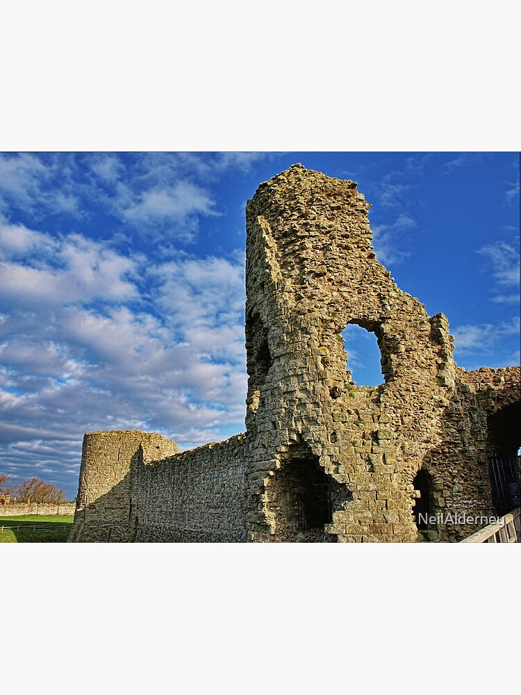 Pevensey Castle by NeilAlderney