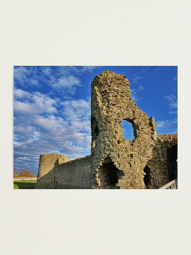 Alternate view of Pevensey Castle Photographic Print