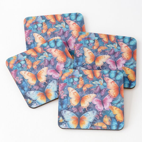 Item preview, Beautiful butterflies painting artwork print design designed and sold by Anshu3813.