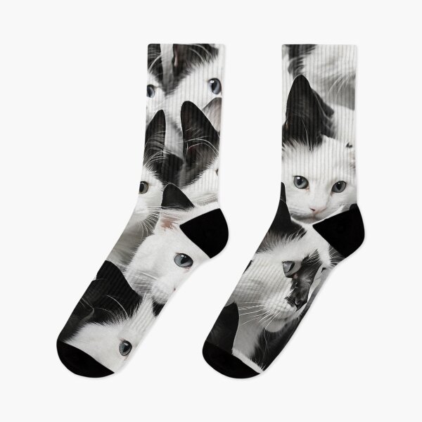 Item preview, tiny white kitten face seamless pattern designed and sold by optimusprime39.