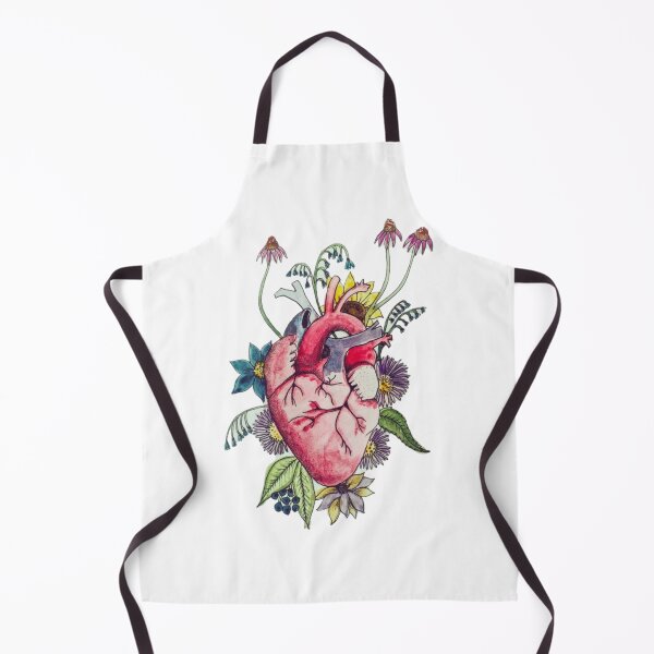 Item preview, Anatomic Heart Bouquet Flowers Art Graphic designed and sold by socialarmour.