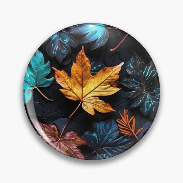 Item preview, colourful leaf pattern designed and sold by optimusprime39.