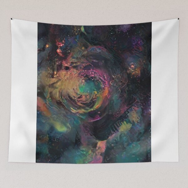 Item preview, abstract smudge painting of cosmos designed and sold by optimusprime39.