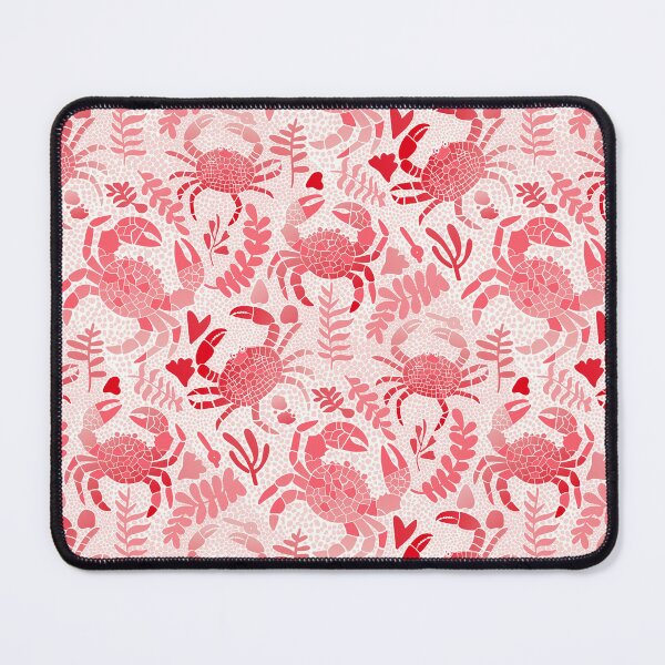Item preview, Coral Crustacean Rosy Crabs and Ocean Flora designed and sold by MindFulStudios.