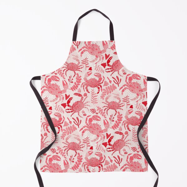 Item preview, Coral Crustacean Rosy Crabs and Ocean Flora designed and sold by MindFulStudios.