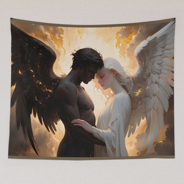 Item preview, Demon and angel designed and sold by KiraChie.