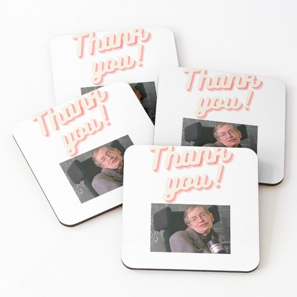 Item preview, Thank you greeting to Stephen Hawking designed and sold by Einsteinshop.