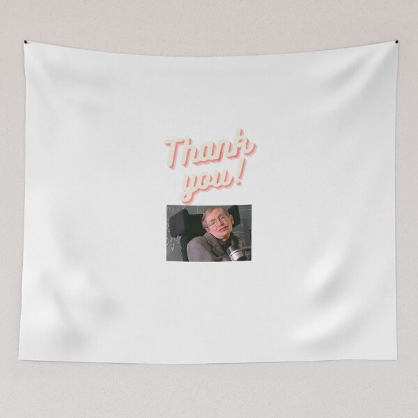 Item preview, Thank you greeting to Stephen Hawking designed and sold by Einsteinshop.