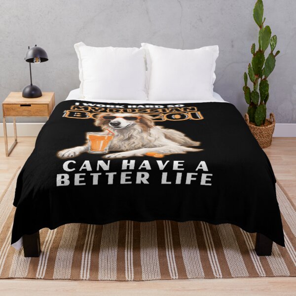 Item preview, Copy of Funny for Borzoi Lovers " I work hard do my borzoi can have a better life"  designed and sold by GoodyPaws.