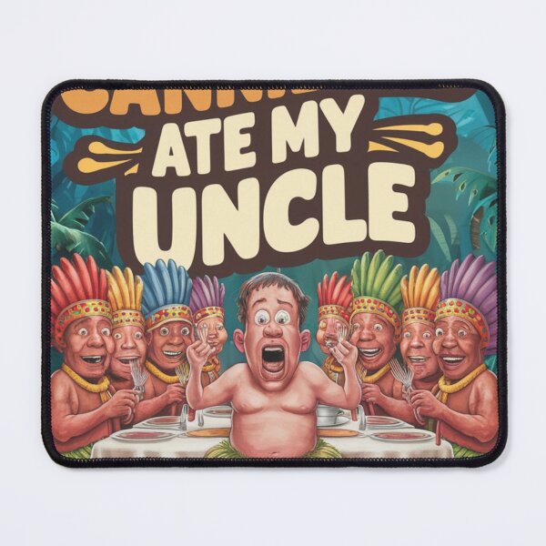 Item preview, The Cannibal ate my uncle T-shirt designed and sold by KreativKulture.
