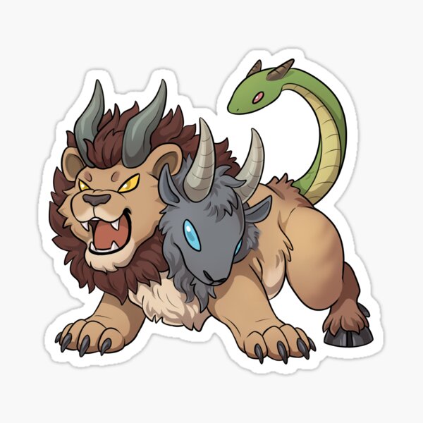 Item preview, Lil Chimera designed and sold by SleepingFoxArt.