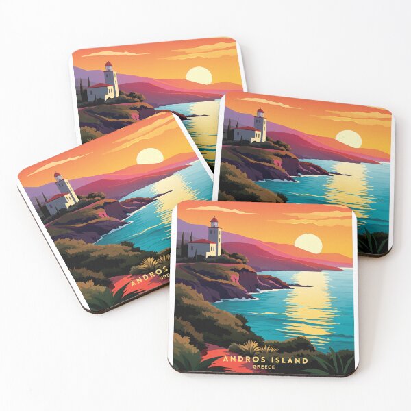 Item preview, Andros Island: Aegean Essence in Art designed and sold by NeuralVibe.