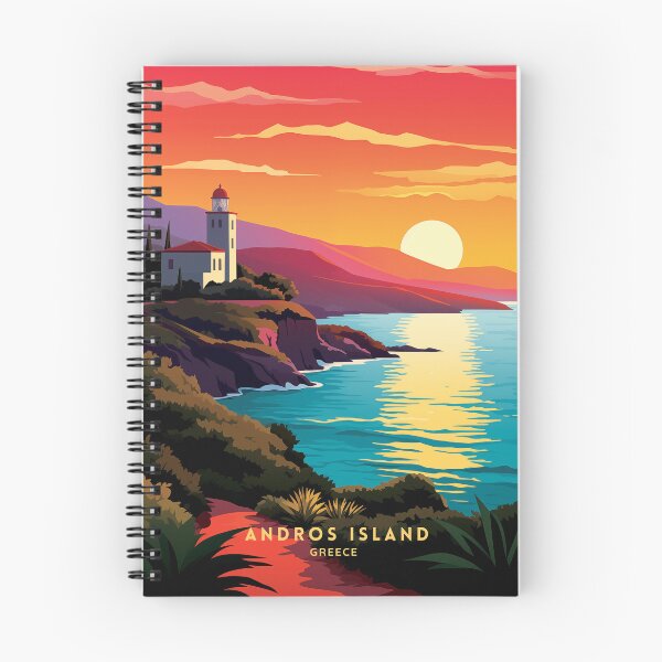 Item preview, Andros Island: Aegean Essence in Art designed and sold by NeuralVibe.