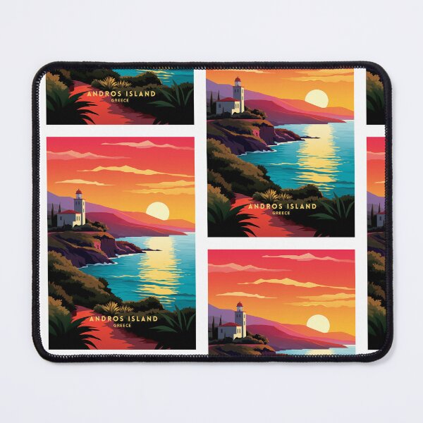 Item preview, Andros Island: Aegean Essence in Art designed and sold by NeuralVibe.