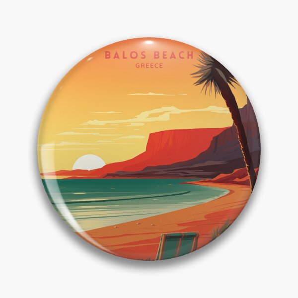 Item preview, Balos Beach: A Grecian Coastal Gem designed and sold by NeuralVibe.