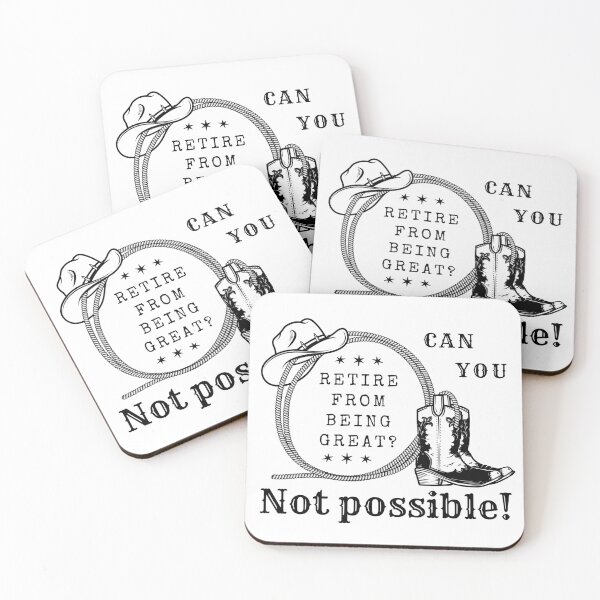 Item preview, Retire from being great? Not Possible – Retirement Quote designed and sold by wejollydigitals.