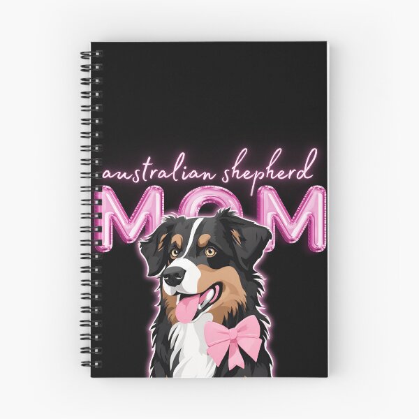 Item preview, Pink Dog Mom Australian Shepherd Shepherd Dog with Pink Bow  designed and sold by GoodyPaws.