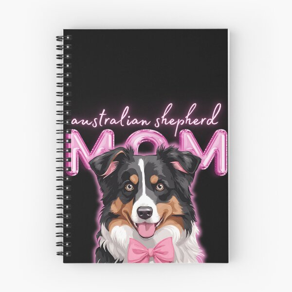 Item preview, Pink Dog Mom Australian Shepherd Shepherd Dog with Pink Bow  designed and sold by GoodyPaws.