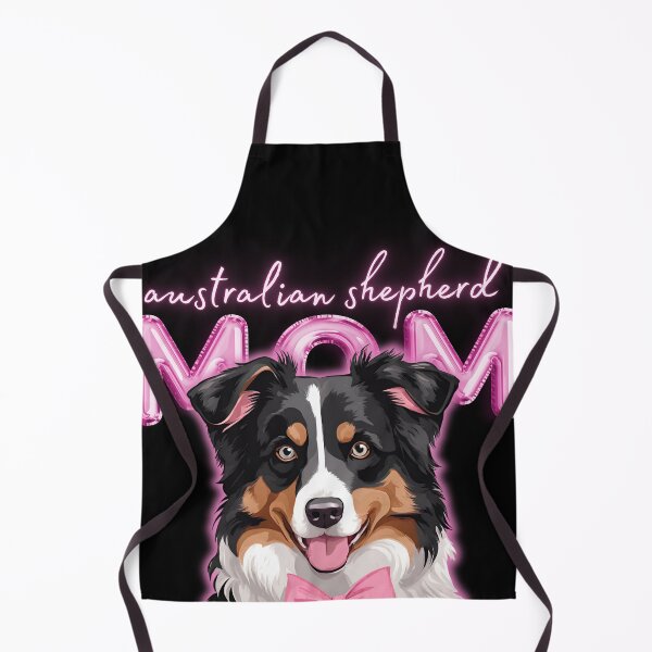Item preview, Pink Dog Mom Australian Shepherd Shepherd Dog with Pink Bow designed and sold by GoodyPaws.