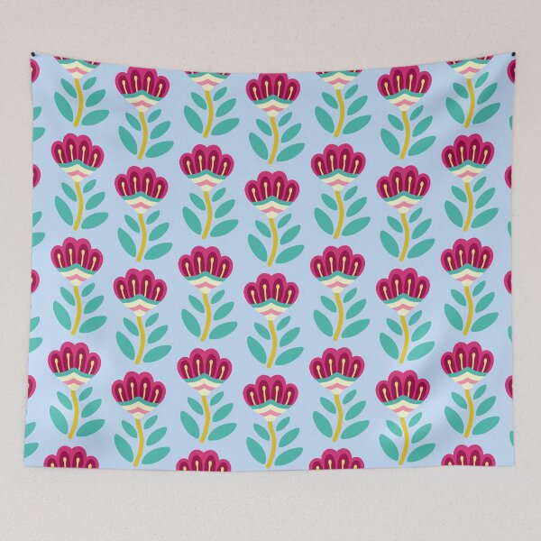 Item preview, Seamless Retro Flower designed and sold by Charmy Design.