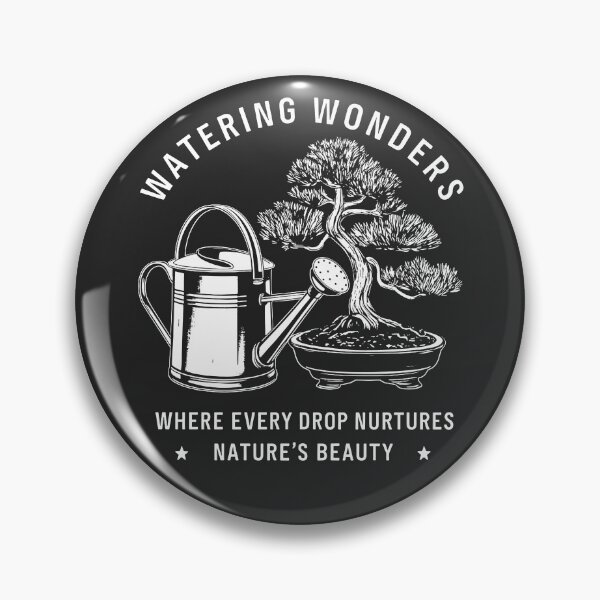 Item preview, WATERING WONDERS: A Grayscale Tribute to Nature's Beauty, One Drop at a Time designed and sold by SplashTastic.