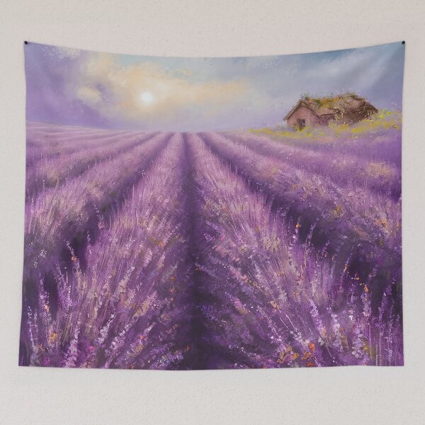 Item preview, Fields of Lavender in Provence designed and sold by decorwonders.