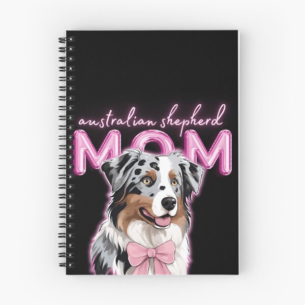 Item preview, Pink Dog Mom Australian Shepherd Shepherd Dog with Pink Bow  designed and sold by GoodyPaws.