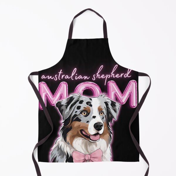 Item preview, Pink Dog Mom Australian Shepherd Shepherd Dog with Pink Bow designed and sold by GoodyPaws.