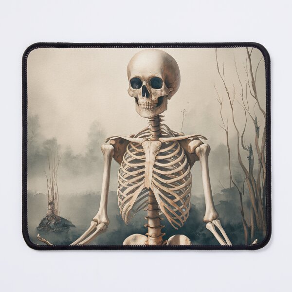 Item preview, meditating skeleton designed and sold by ururuty.