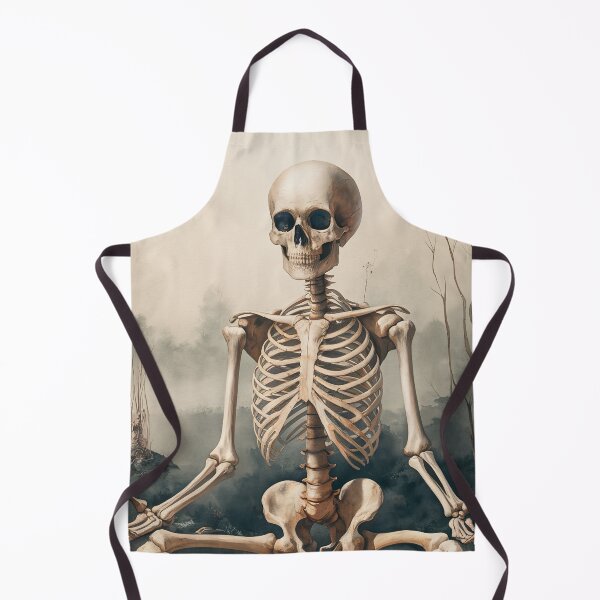 Item preview, meditating skeleton designed and sold by ururuty.