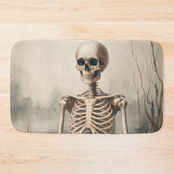 Item preview, meditating skeleton designed and sold by ururuty.