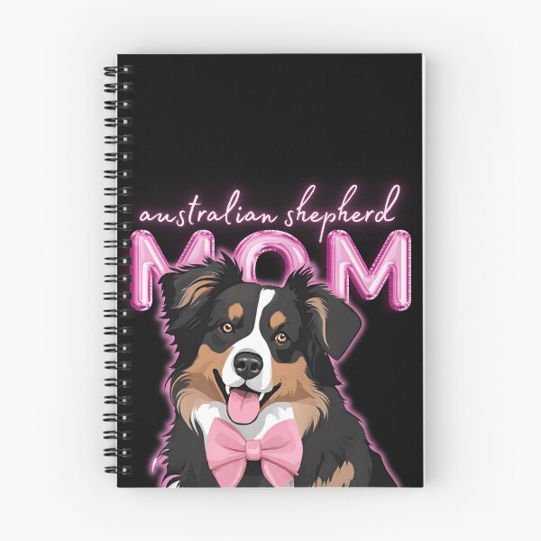 Item preview, Pink Dog Mom Australian Shepherd Shepherd Dog with Pink Bow  designed and sold by GoodyPaws.