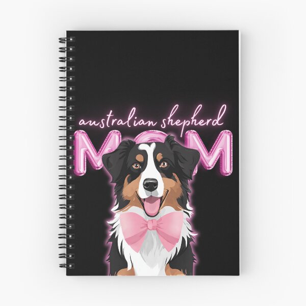 Item preview, Pink Dog Mom Australian Shepherd Shepherd Dog with Pink Bow  designed and sold by GoodyPaws.