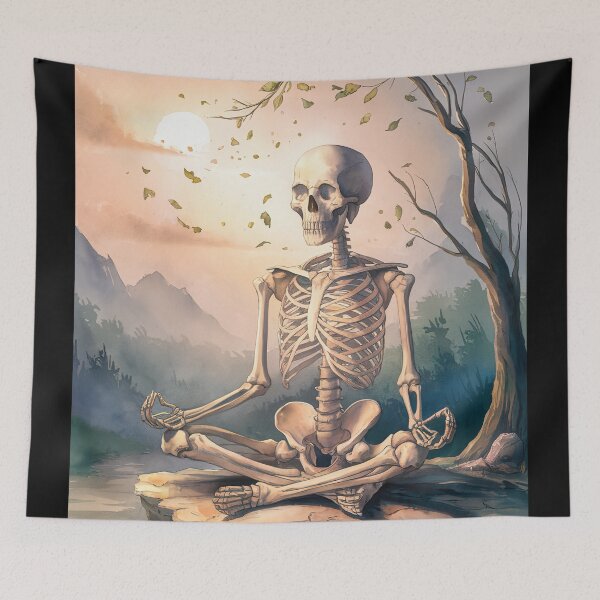 Item preview, last meditating skeleton designed and sold by ururuty.