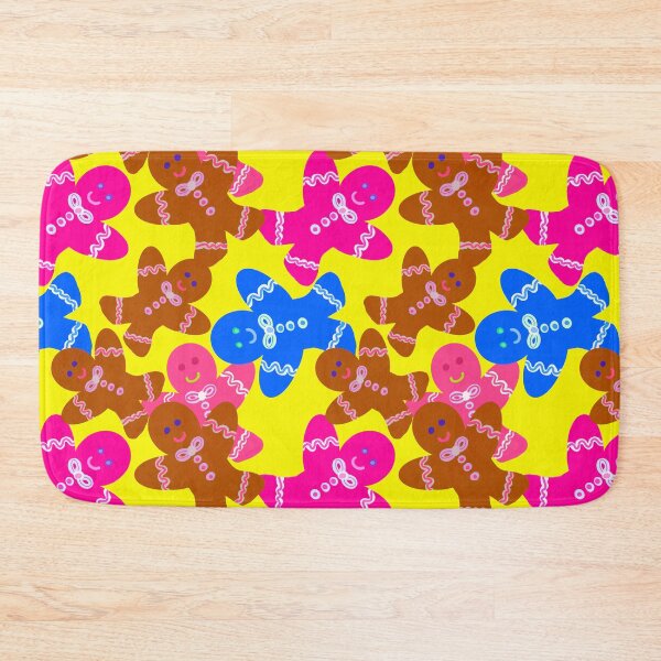 Item preview, Colorful Christmas Cookies Yellow Background / Repeating Pattern designed and sold by Victoria Rose.