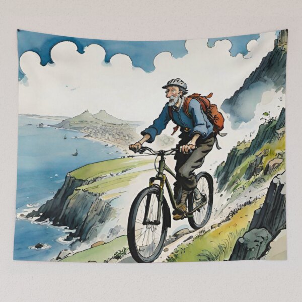 Item preview, The Old Man and His Trusted Steed designed and sold by GrizzlyCollective.