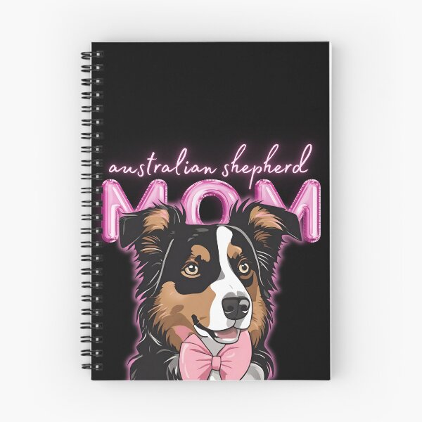 Item preview, Pink Dog Mom Australian Shepherd Shepherd Dog with Pink Bow  designed and sold by GoodyPaws.