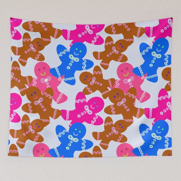 Item preview,  Colorful Christmas Cookies White Background / Repeating Pattern designed and sold by Victoria Rose.