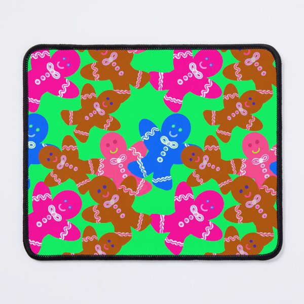 Item preview, Colorful Christmas Cookies Green Background / Repeating Pattern designed and sold by Victoria Rose.