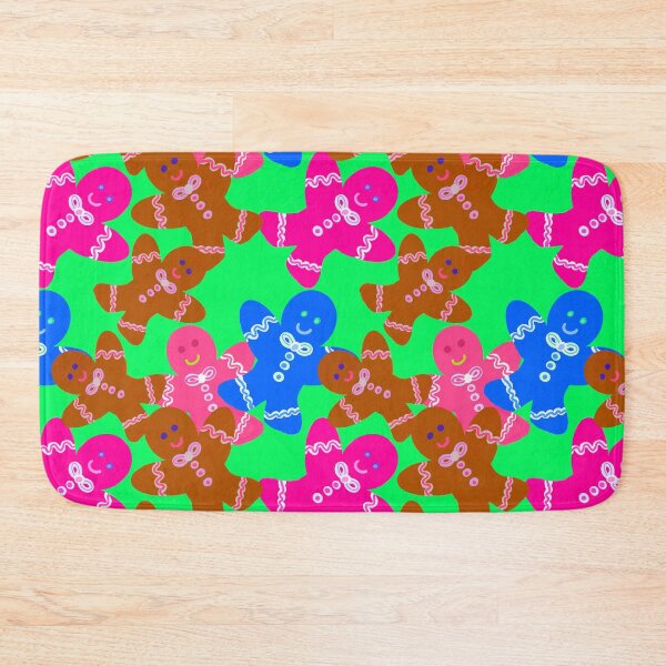 Item preview,  Colorful Christmas Cookies Green Background / Repeating Pattern designed and sold by Victoria Rose.