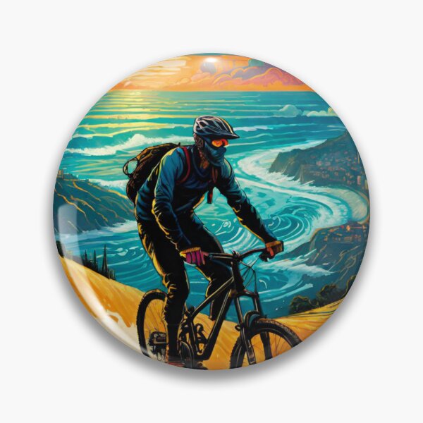 Item preview, Sunset Serenity: MTB Rider’s Escape designed and sold by GrizzlyCollective.
