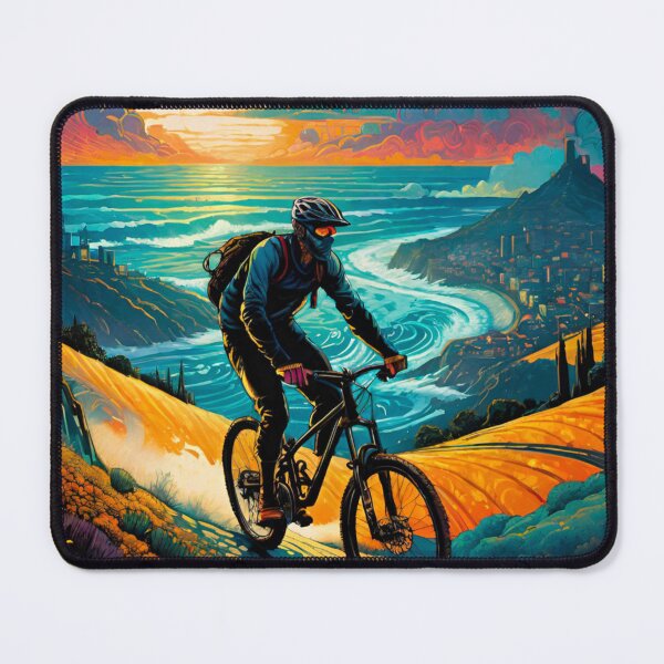 Item preview, Sunset Serenity: MTB Rider’s Escape designed and sold by GrizzlyCollective.